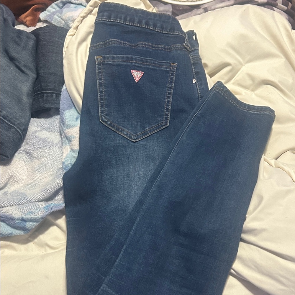 Guess Women's Dark Blue Skinny Jeans